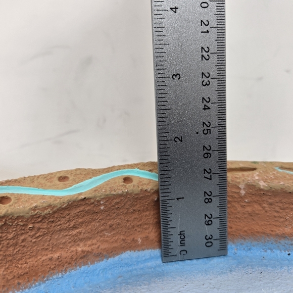 New Mexico Clay Pottery Wall Art By Leonardo Jaramillo 3D Effect Adobe Building - Picture 10 of 11